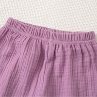 Thumbnail for SoftCharm – Elegante e comodo – Set da bambina con top con volant e pantaloni lunghi