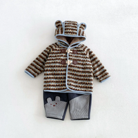 Thumbnail for LittleWarm – Accogliente ed elegante – Cappotto invernale con motivo Fair Isle