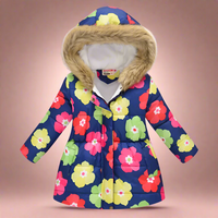 Thumbnail for CozyTrend – Elegante e accogliente – Cappotto invernale imbottito per bambine