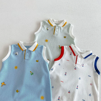 Thumbnail for SunnyBaby – Comodo e carino – Body a polo per neonati
