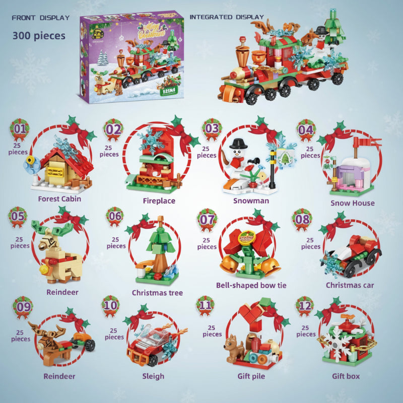 HolidayBlocks – Allegro e decorativo – Mini mattoncini natalizi
