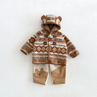 Thumbnail for LittleWarm – Accogliente ed elegante – Cappotto invernale con motivo Fair Isle