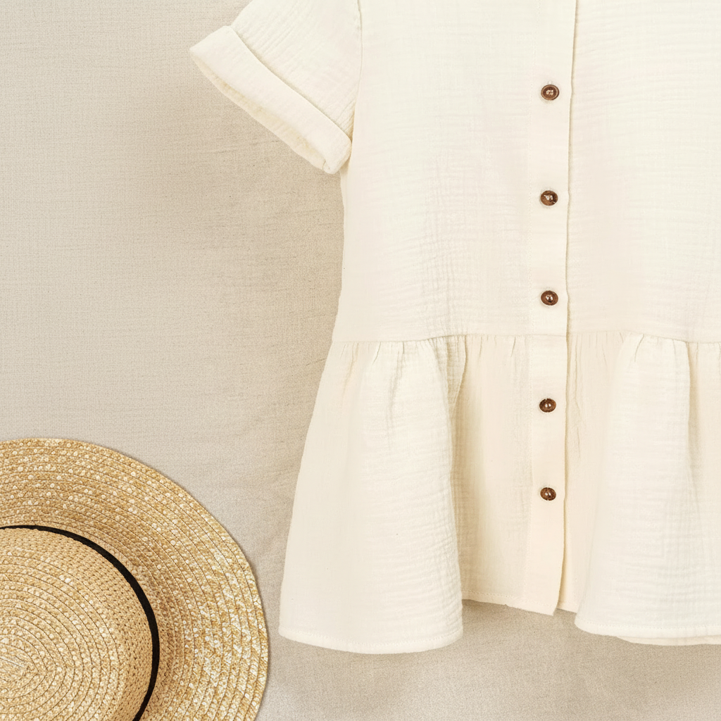LunaDress – Elegante e leggera – Abito da bambina con taglio a trapezio