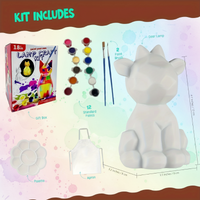 Thumbnail for MiniCrafters – Creatività e apprendimento – Set di colori per dipingere animali su lampade fai da te