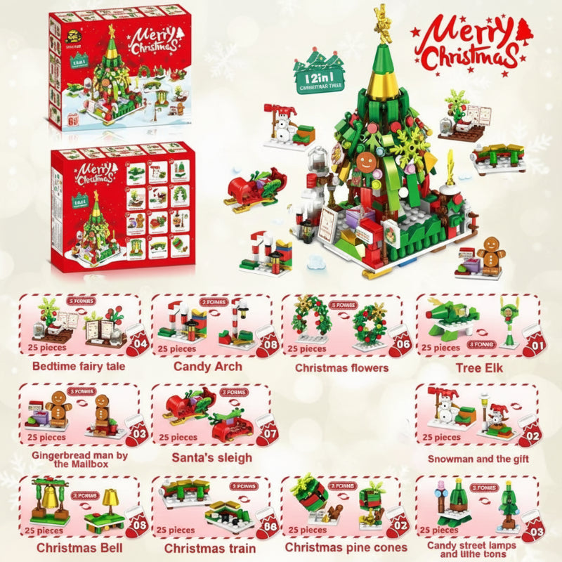 HolidayBlocks – Allegro e decorativo – Mini mattoncini natalizi