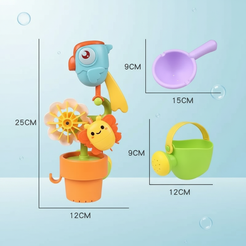 WaterWhirl – Colorato ed educativo – Spruzzatore d'acqua