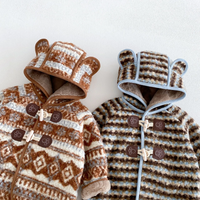 Thumbnail for LittleWarm – Accogliente ed elegante – Cappotto invernale con motivo Fair Isle