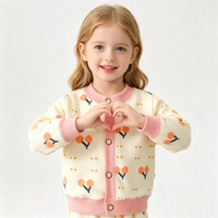 Thumbnail for CozyCardi – Morbido e caldo – Cardigan lavorato a maglia con simpatiche stampe