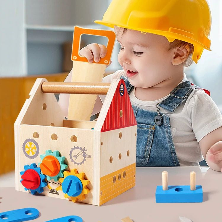 Busy Box™ - Scoprire e imparare - Scatola di attività in legno