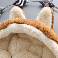 Thumbnail for CozyPrincess – Calda e morbida – Giacca in peluche con cappuccio per bambine