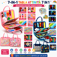 Thumbnail for 7-in-1 Busy Board – Motricità e apprendimento – Lavagna delle attività
