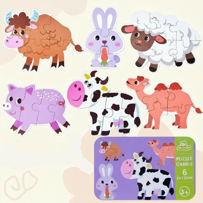 BrainBox – Imparare e giocare – Puzzle 3D in legno