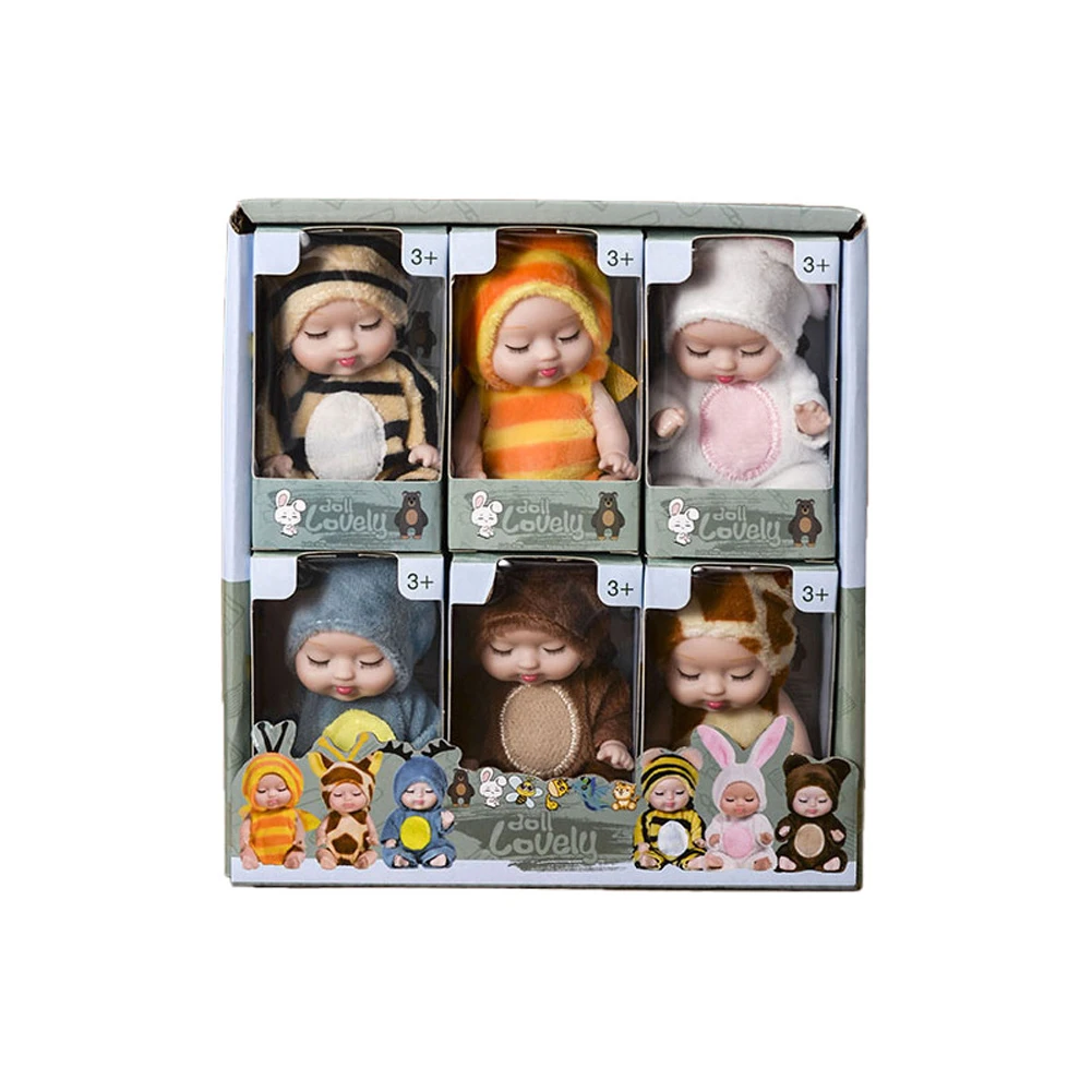 LittleDolly – Carino e coccoloso – Bambolina con un allegro costume da animale