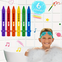 Thumbnail for DoodleBath – Colorato e divertente – Set di 6 gessetti da bagno