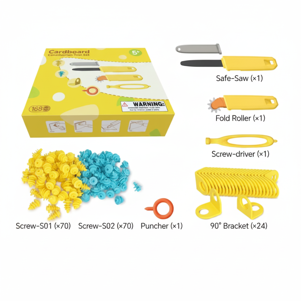 CardboardMaster – Divertente e educativo – Kit fai da te per creazioni in cartone