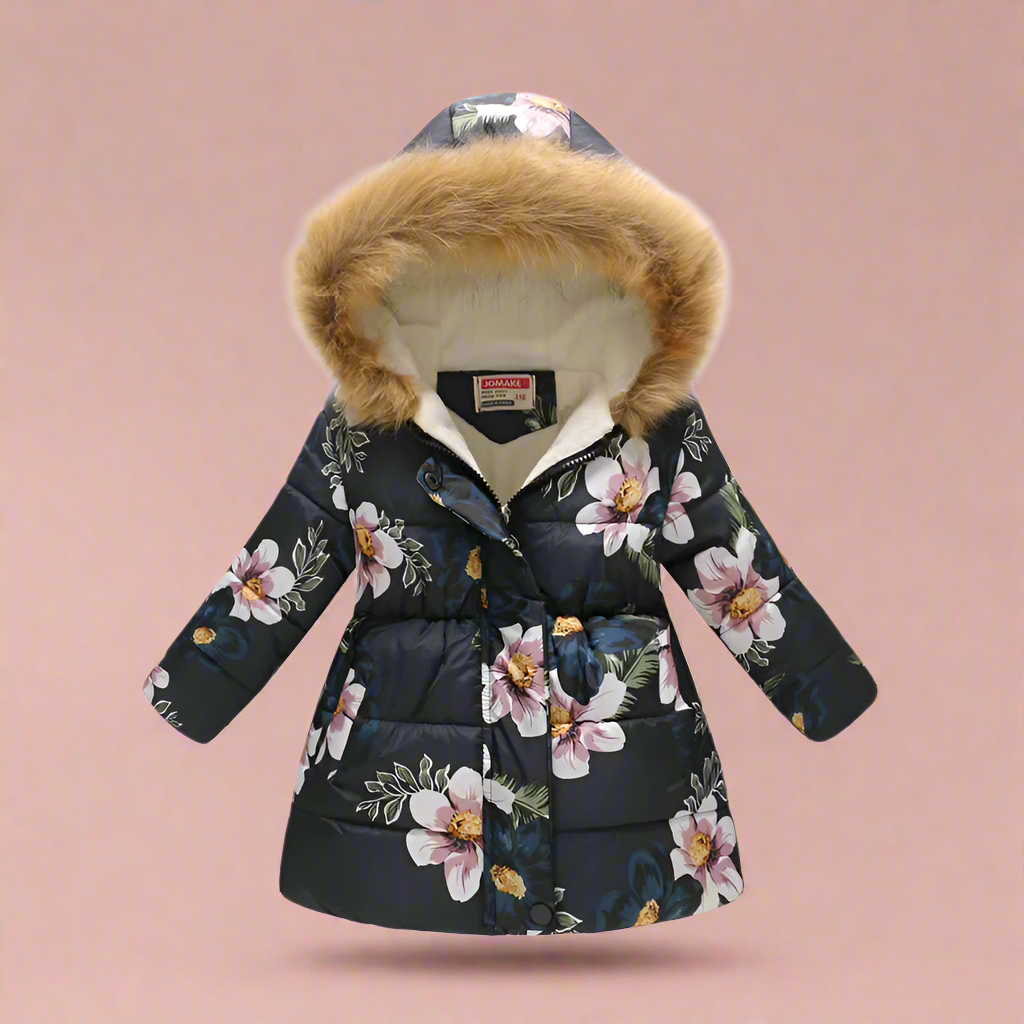 CozyTrend – Elegante e accogliente – Cappotto invernale imbottito per bambine