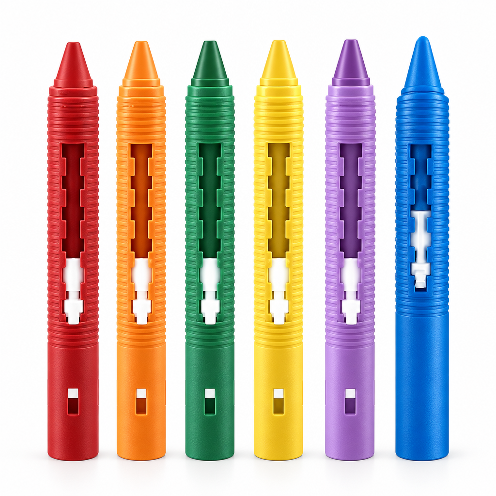 DoodleBath – Colorato e divertente – Set di 6 gessetti da bagno
