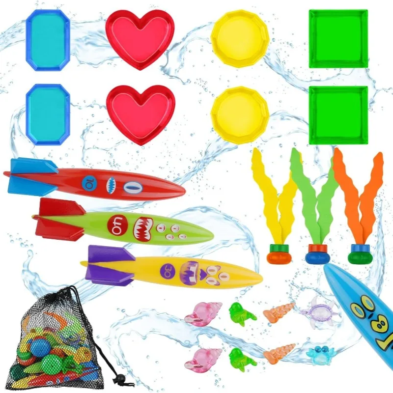 FunDive – Divertimento in acqua e apprendimento – Set da immersione con giocattoli da piscina
