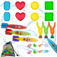 Thumbnail for FunDive – Divertimento in acqua e apprendimento – Set da immersione con giocattoli da piscina