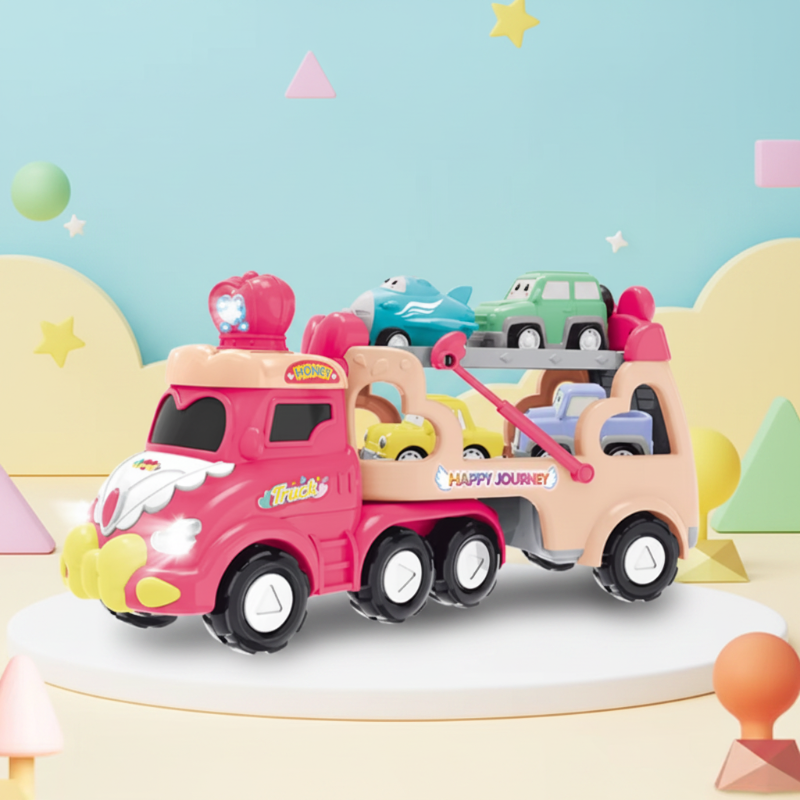 DinoDrive – Creativo e avventuroso – Set da gioco con camion 5 in 1