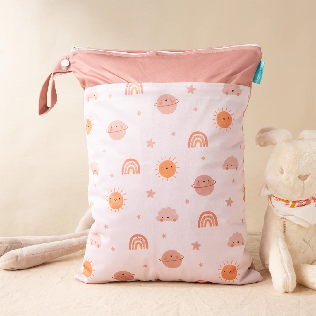 LittleBloom – Sempre asciutto e fresco – Sacchetto impermeabile riutilizzabile per pannolini