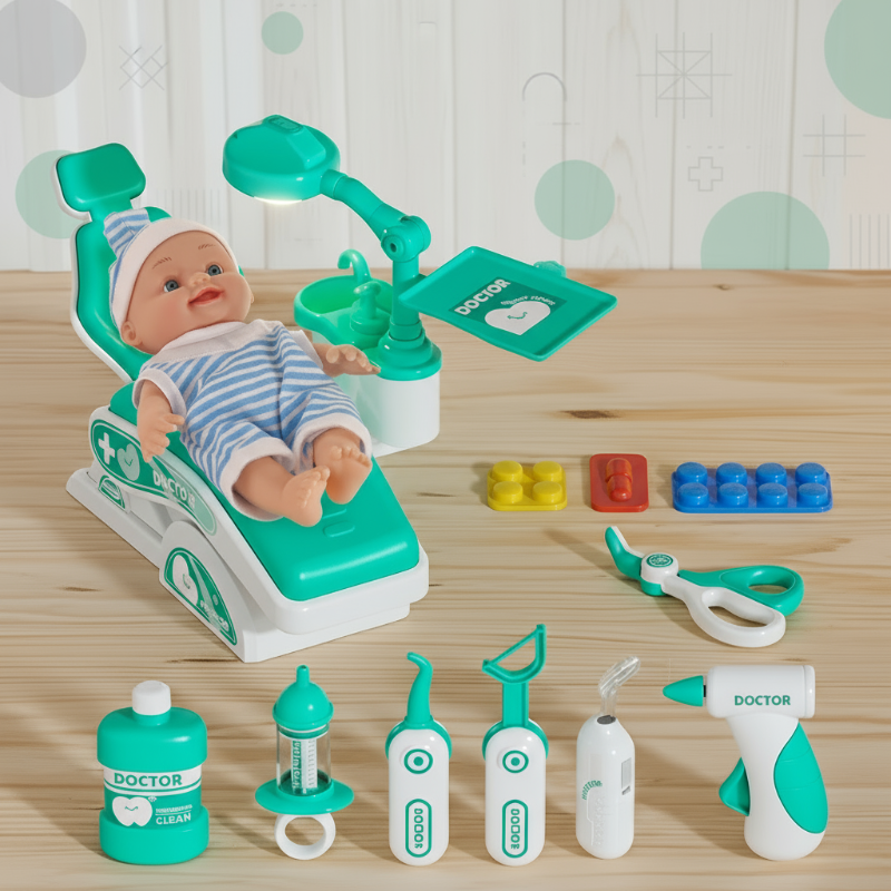 MedJoy – Educativo e interattivo – Set da gioco medico e dentista
