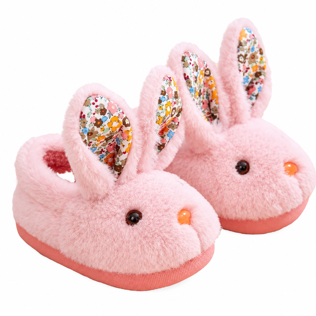 BunnyToes – Morbide e calde – Pantofole di peluche a forma di coniglio