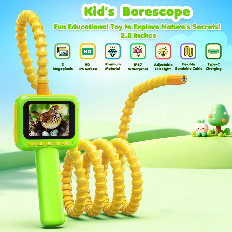JuniorExplorer – Educativo e divertente – Videocamera boroscopica per bambini