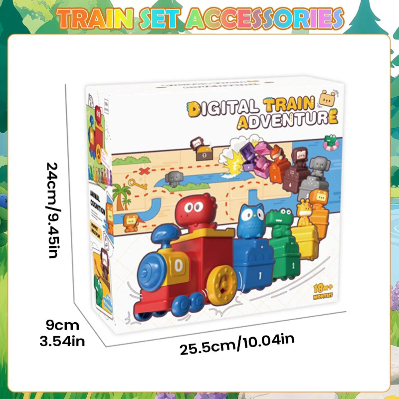 SmartTrain – Educativo e divertente – Set di trenini giocattolo per bambini