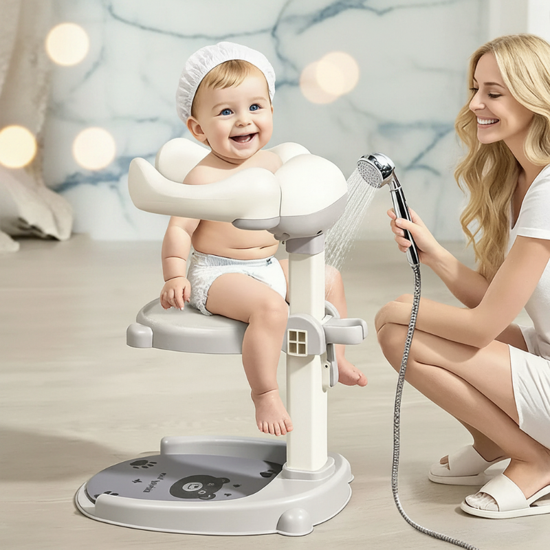 LittleSplash – Stabile e sicuro – Supporto per la doccia del neonato