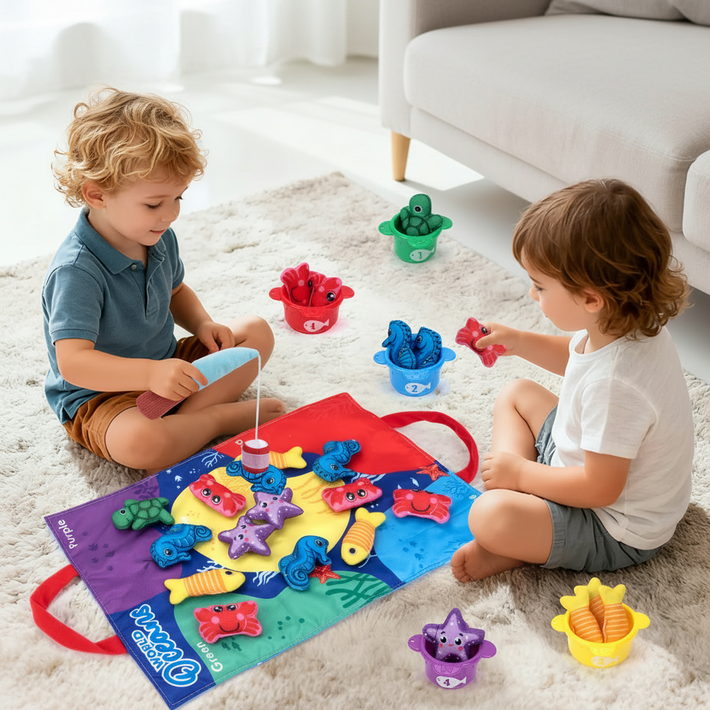 LittleFisher – Educativo e interattivo – Gioco dei pesci Montessori