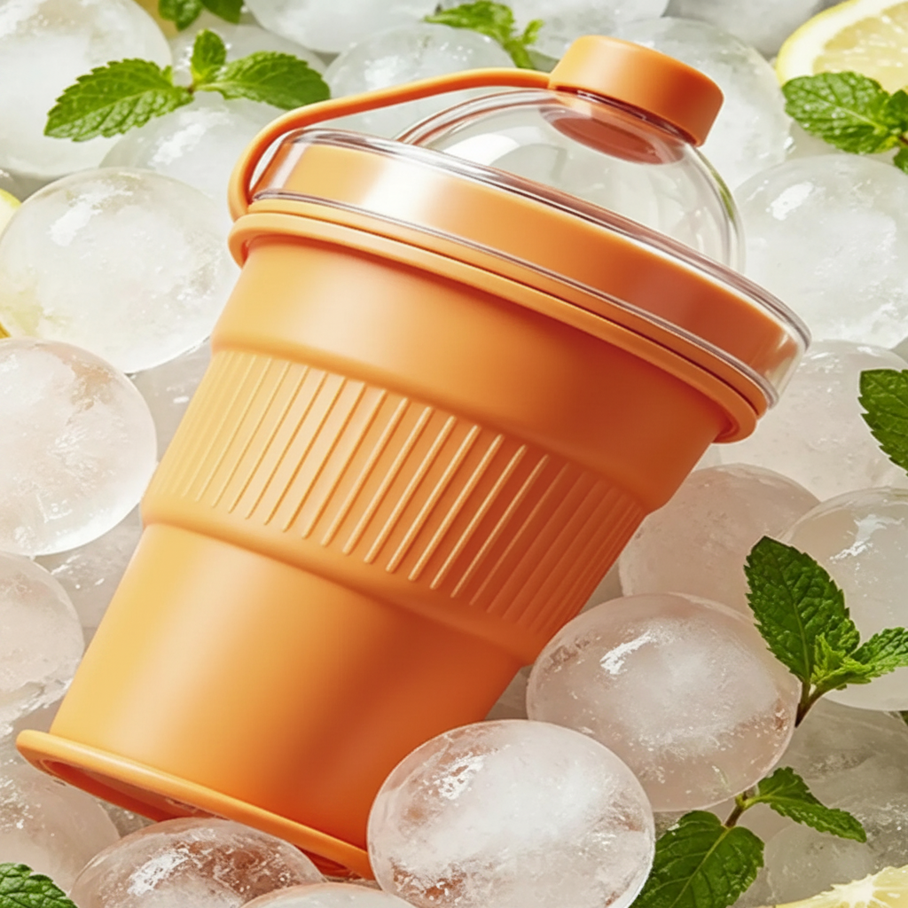 FlexiCup – Pratico e portatile – Bicchierino pieghevole in silicone