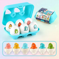 Thumbnail for Montessori 3D Eggs Puzzle – Divertente per Pasqua - Gioco di smistamento delle uova