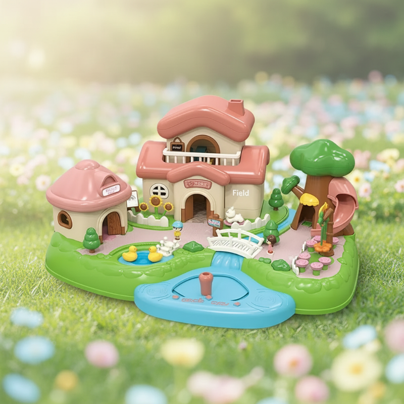 Magnetic Princess Castle – Creativo e magico – Set da gioco con casa delle bambole magnetica