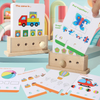 BrainyKids – Logico e divertente – Gioco di carte educativo in legno