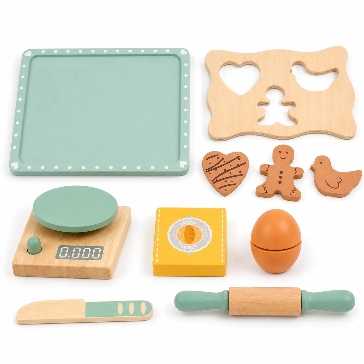 BakeBuddy – Creativo ed educativo – Set da cucina in legno