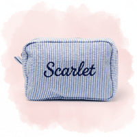 Thumbnail for Striped Name Pouch – Personalizzata ed elegante – Trousse