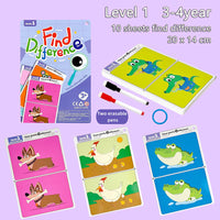 Thumbnail for Spot the Difference Game – Concentrazione e apprendimento – Gioco di carte