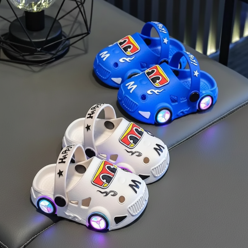 GlowRun – Eleganti e divertenti – Pantofole da auto a LED