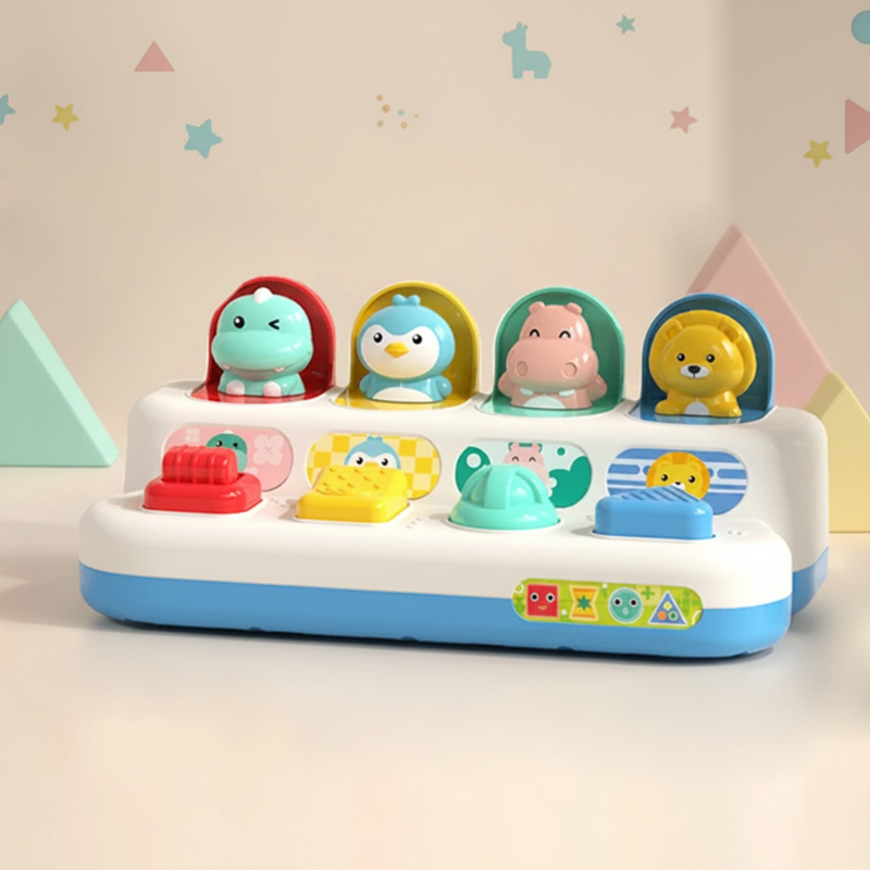 Pop Up Activity Toy – Scoprire e imparare – Giocattoli sensoriali per neonati