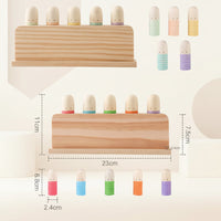 Thumbnail for Color Spring – Giocare e crescere – Giocattoli sensoriali in legno per neonati