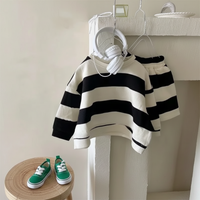 Thumbnail for LittleStyle – Morbido e confortevole – Set Comfy in cotone a righe