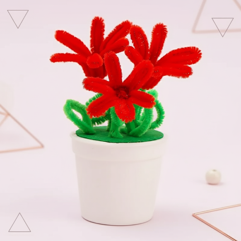 CraftBloom – Colorato e creativo – Set fai da te per creare vasi da fiori