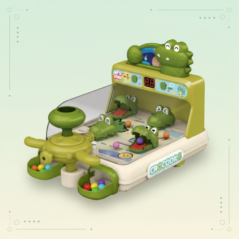 Crocodile Pinball Game – Interattivo e divertente – Gioco arcade Coccodrillo
