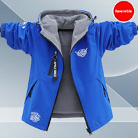Thumbnail for Reversible Kids Jacket – Impermeabile e antivento – Giacca leggera