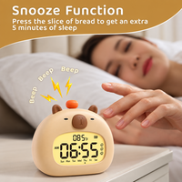 Thumbnail for CappyClock – Carino e multifunzionale – Sveglia digitale per bambini con lucina notturna