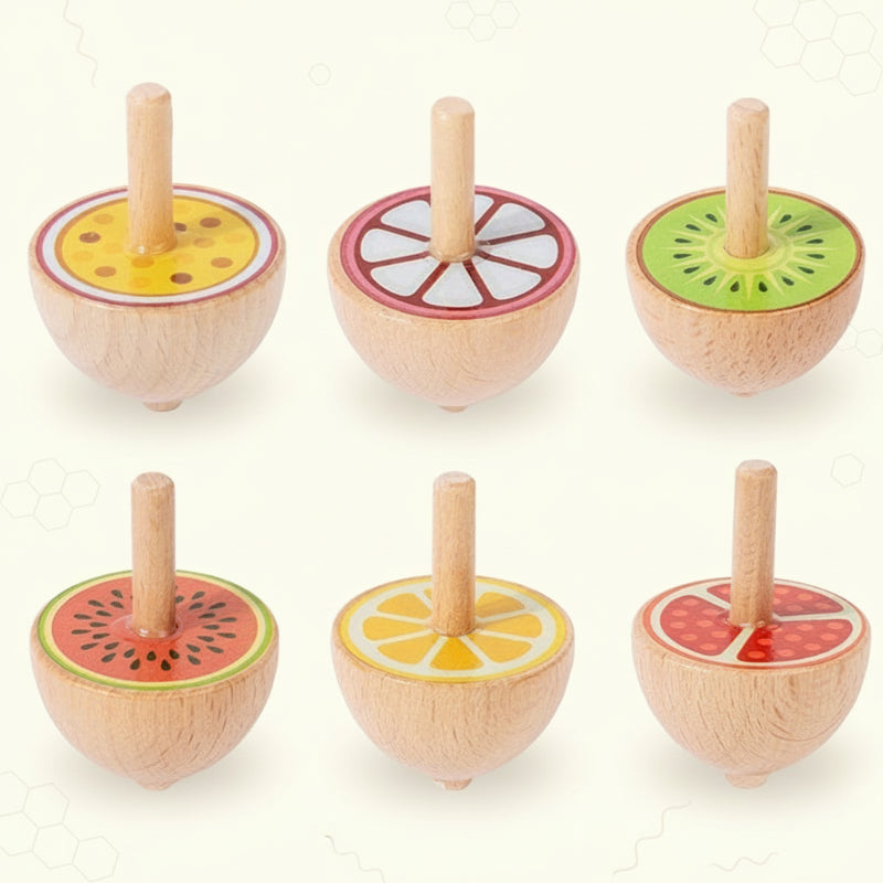 ColorSpin – Legno & Gioco – Trottola Fidget in legno
