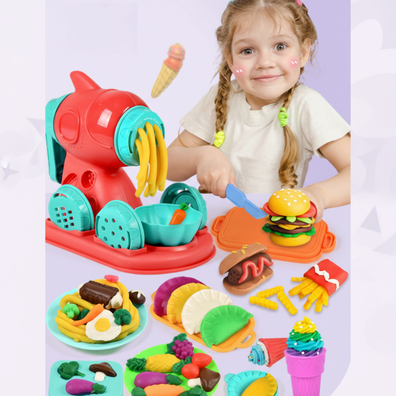 PlayDough Fun – Giocoso e creativo – Set giocattolo fai da te con pasta modellabile