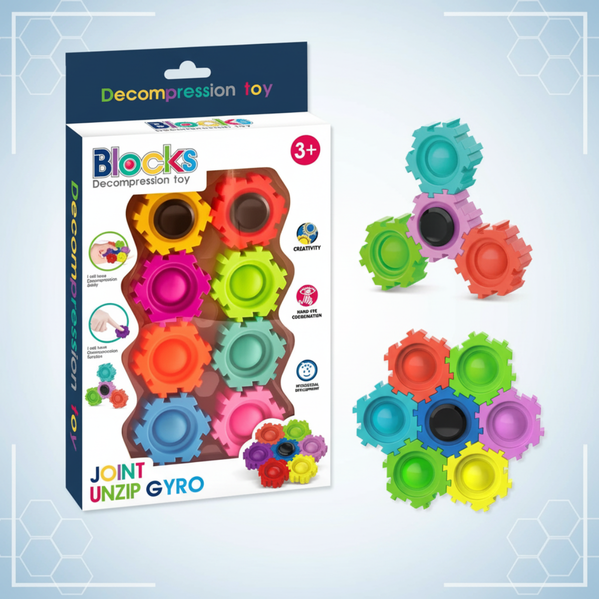 GearSpin – Educativo e interattivo – Giocattoli antistress
