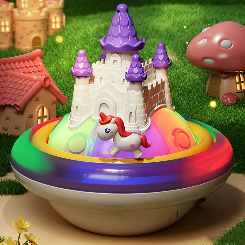 SpalshCastle – Magico e interattivo – Set da gioco “Castello galleggiante dell’unicorno”